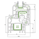 European Twin Tilt & Turn Windows - No Center Rail